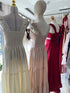 Spring Ruched Tie Neckline Sleeveless Long Sundresses